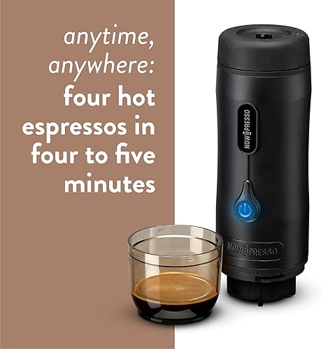Miniatura 2 de Máquina de café expreso portátil, compatible con cápsulas de cápsulas Nespresso y cápsulas de aluminio L'OR Espresso, elemento calefactor doble,