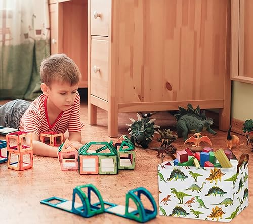 Miniatura 12 de HIYAGON Cesta de almacenamiento para niños, cesta de regalo para bebé, cesta de regalo, cesta organizadora de juguetes lindos, caja rectangular