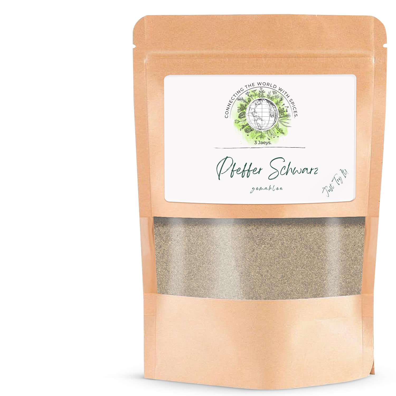 Premium Pepper Black - Ground Peppercorns - Ground - Black Pepper - 100 g - Special Quality - Peppercorns