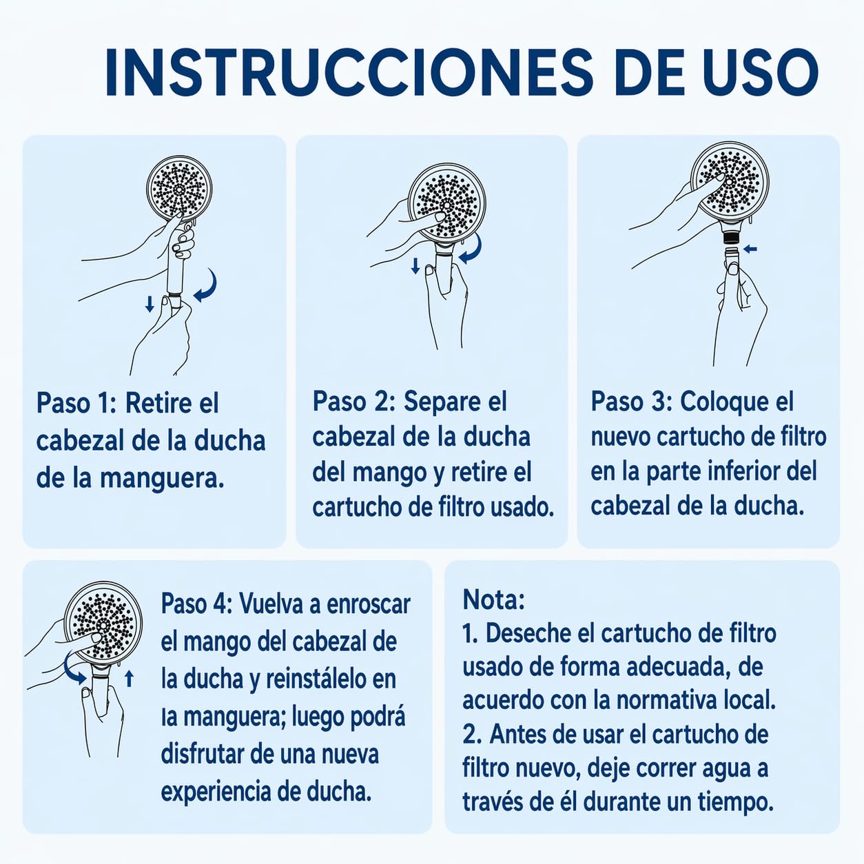 Cobbe Filtro para alcachofa de ducha con ASIN B0CSYYD9HD, B0CXP5WM77, B0CXP12QDQ, filtro de repuesto de 20 capas para agua dura, limpieza y eliminación de cloro y sustancias nocivas