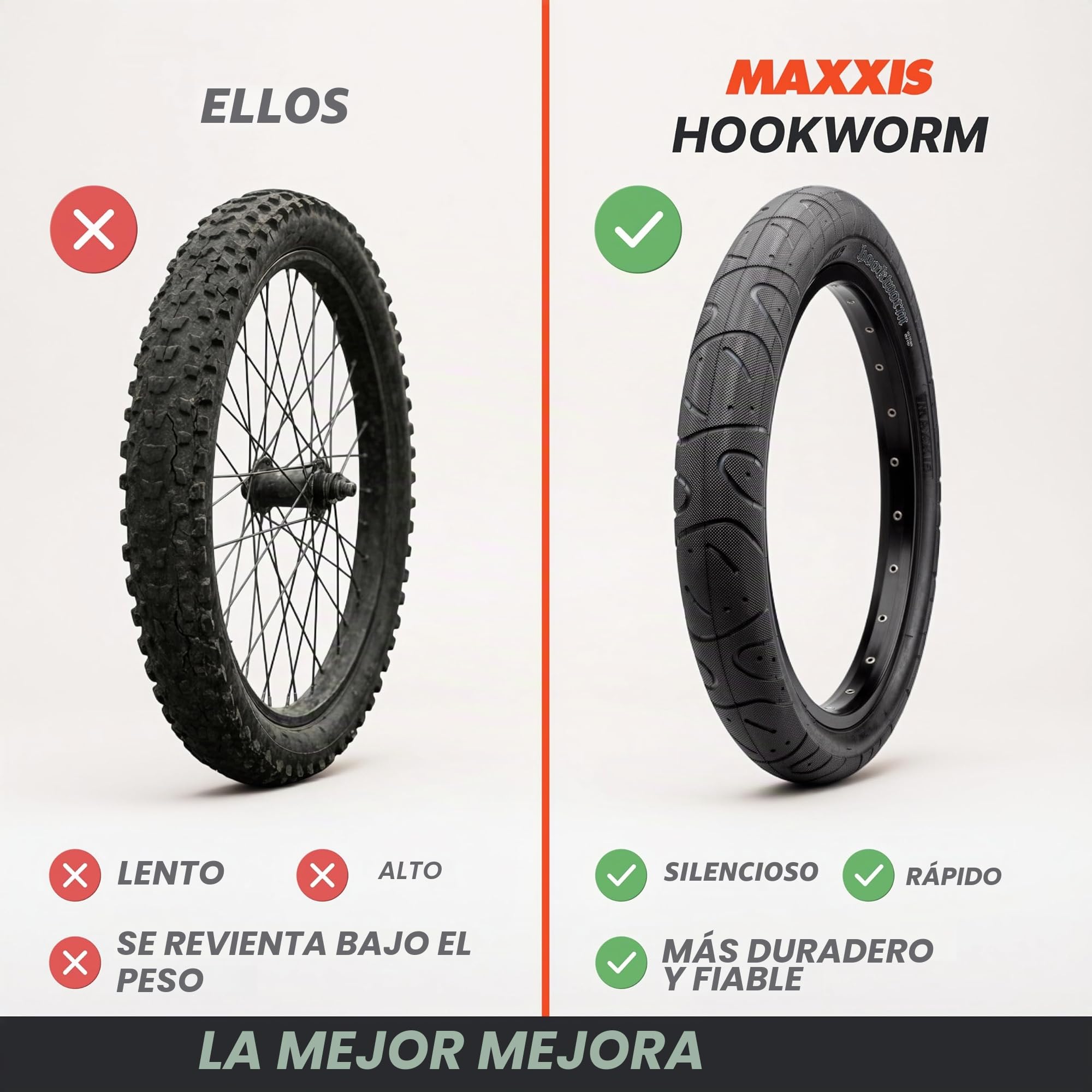 MAXXIS - Anquilostomas BMX Drahtperlen-Drahtreifen | para Straße, Park, Vert, Flatland | 20 Pulgadas, 24, 26 o 29 Größen