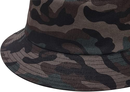 Miniatura 3 de Sombrero de pescador de camuflaje para verano, safari, pesca, playa, sombrero de pescador, gorra Boonie para hombres y mujeres