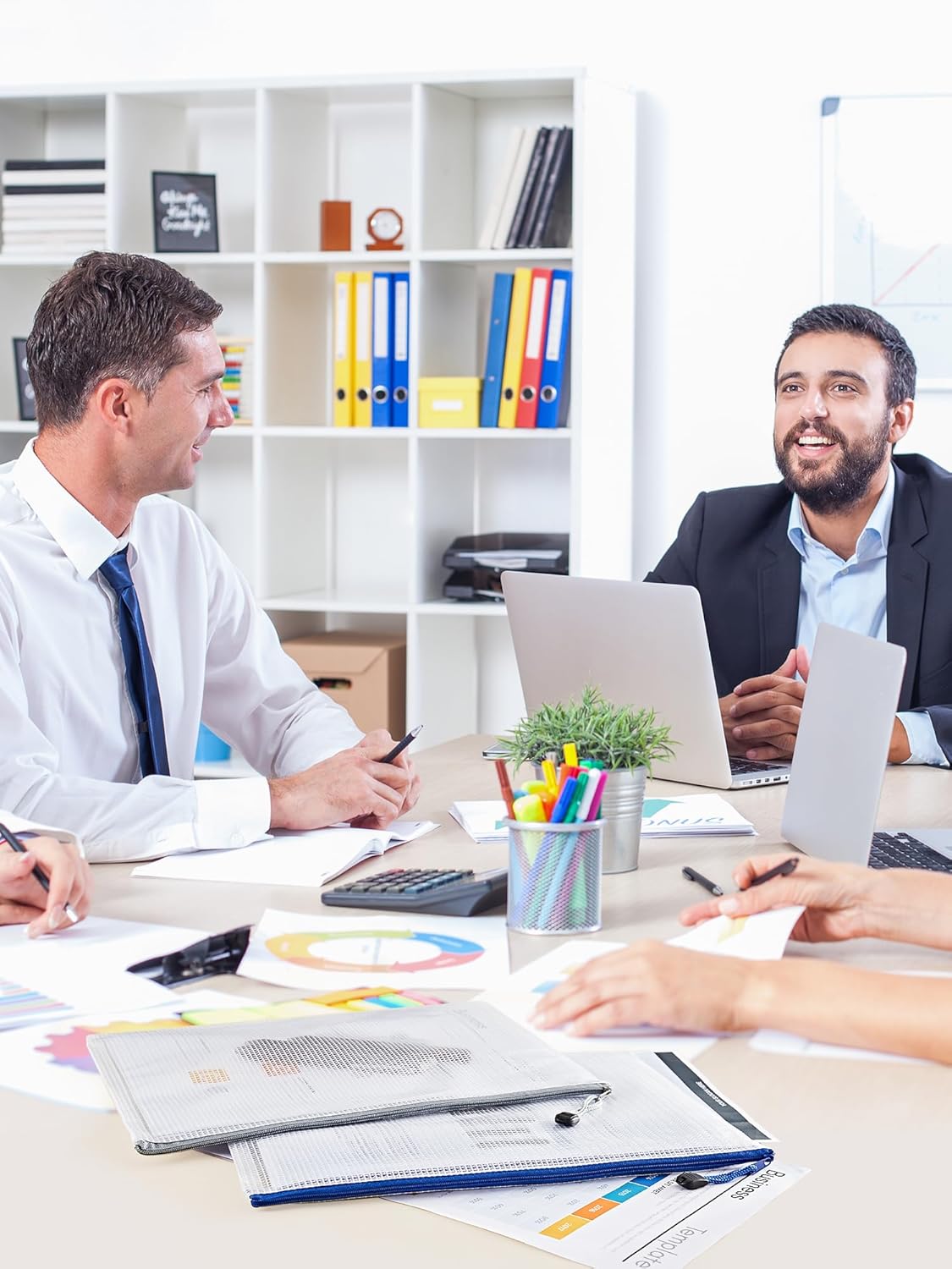 JARLINK 20 Pack 10 Colors Zipper Mesh Document Pouch, Letter Size/A4 Size, Plastic Water-Resistant File Bags, for School Office Supplies Cosmetics Travel Storage, Assorted Color - Image 9