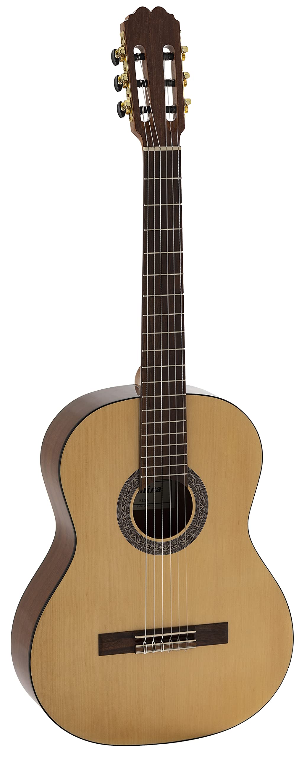 Guitarra Española Clásica ADMIRA ELSA de Madera Acabado Luxe Tamaño 3/4 con Funda Acolchada - Rockmusic España