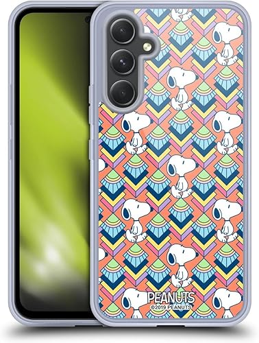 Miniatura 266 de Head Case Designs Funda de gel suave con licencia oficial de Peanuts House Snoopy Deco Dreams compatible con Samsung Galaxy S23 5G Casa,Blue