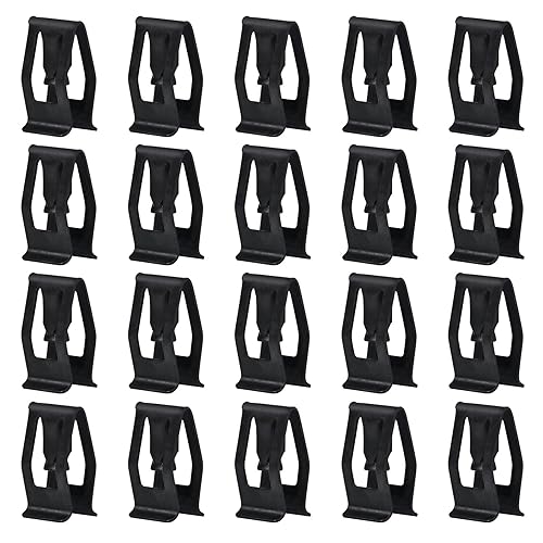 WHALETAIL 20 clips universales para salpicadero de automóvil, repuesto de retenedor de metal para consola delantera de automóvil, clip de ajuste