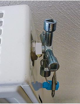Depolife Panel Key Elevator Door Key Cross Metal Panel Lock Key Control Cabinet Screwdriver