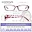 Kerecsen Reading Glasses 5 Pairs Fashion Ladies Readers Spring Hinge with Pattern Print Eyeglasses for Women (Multicolor, 2.75, x)