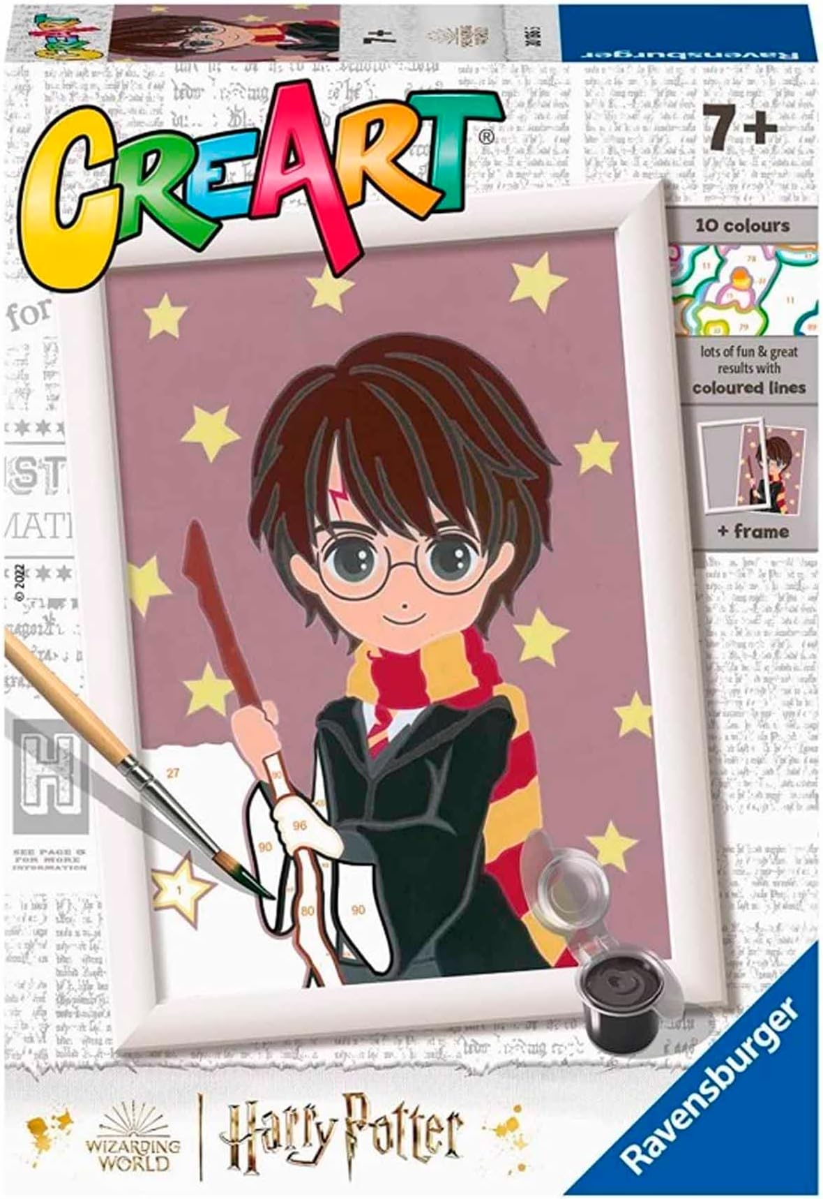 Ravensburger CreArt Harry Potter Gifts Paint by Numbers Kits for Children & Adults Ages 7 Years Up - Kids Craft Set