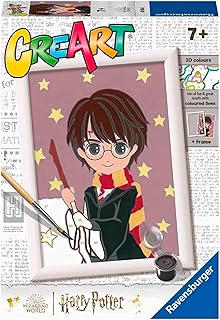 CreArt Harry Potter Paint By Numbers for Children - Painting Arts and Crafts Kits for Ages 7 Years Up