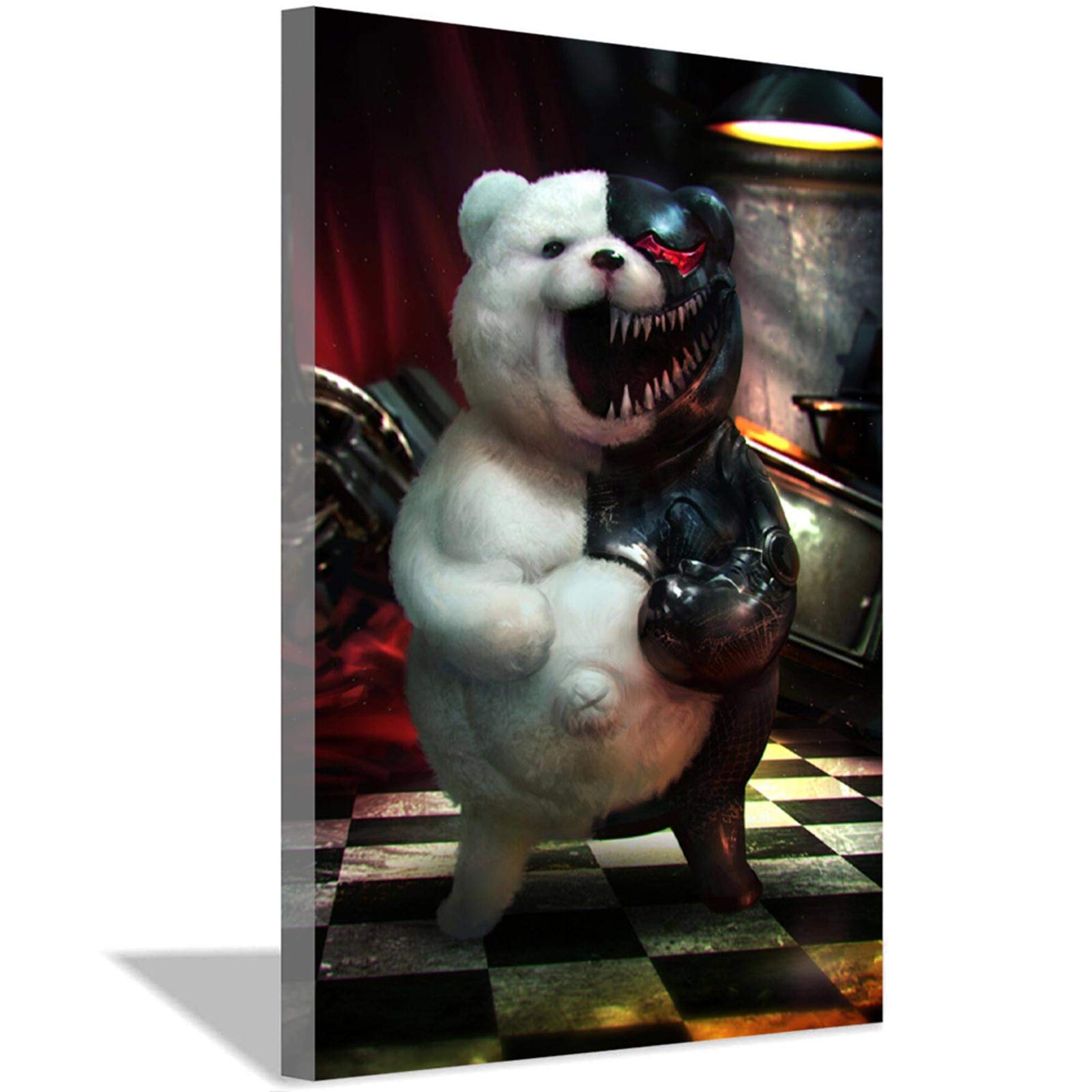 Amazon.co.jp: ダンガンロンパモノクマホラーポスター装飾画キャンバス