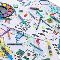 Vista 6 de Innovative Designs Minecraft Juego de Arte para Niños de Creatividad Diversión para Colorear, Pintar y Manualidades