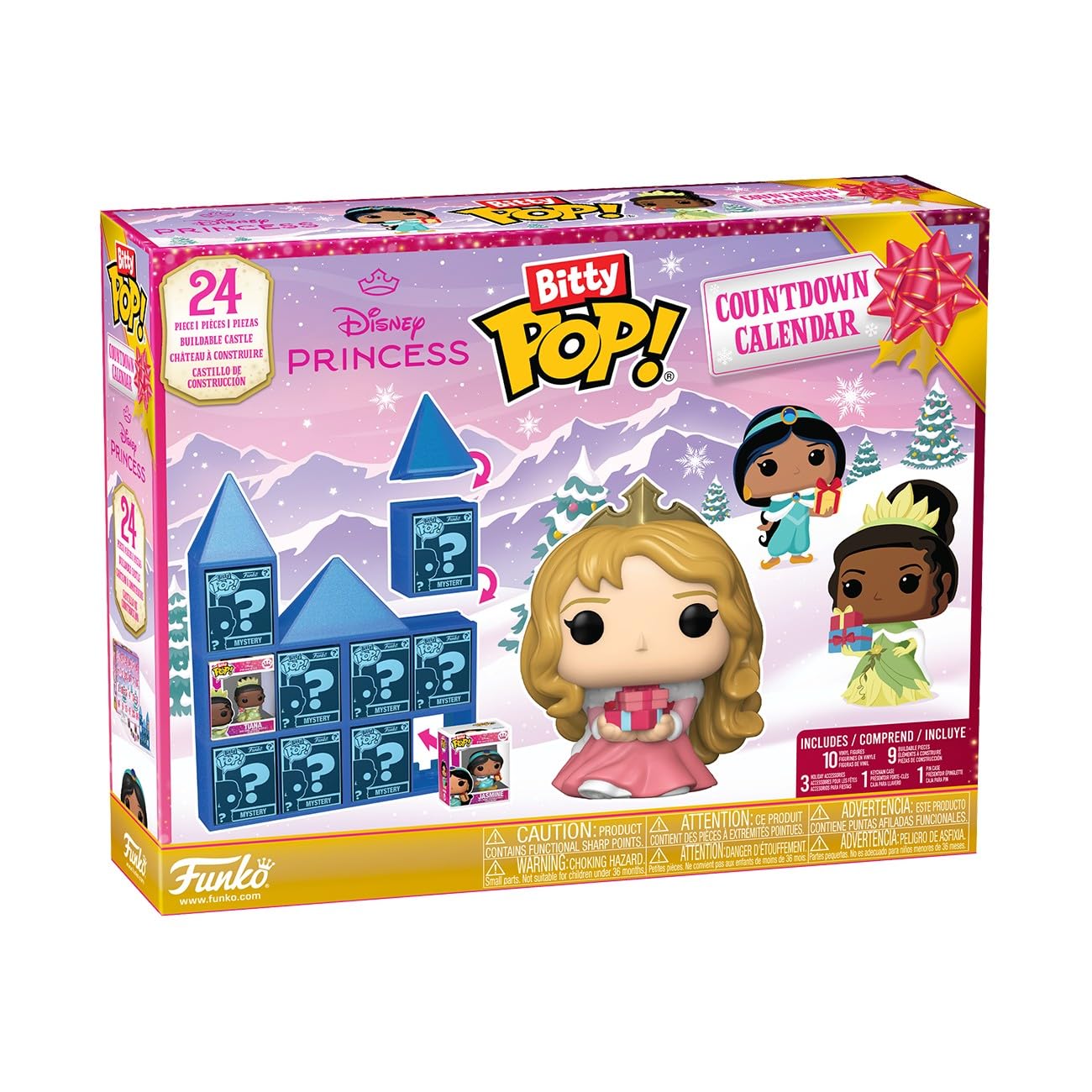 Calendario de Adviento Funko Bitty Pop! Disney Princess: 24 Sorpresas