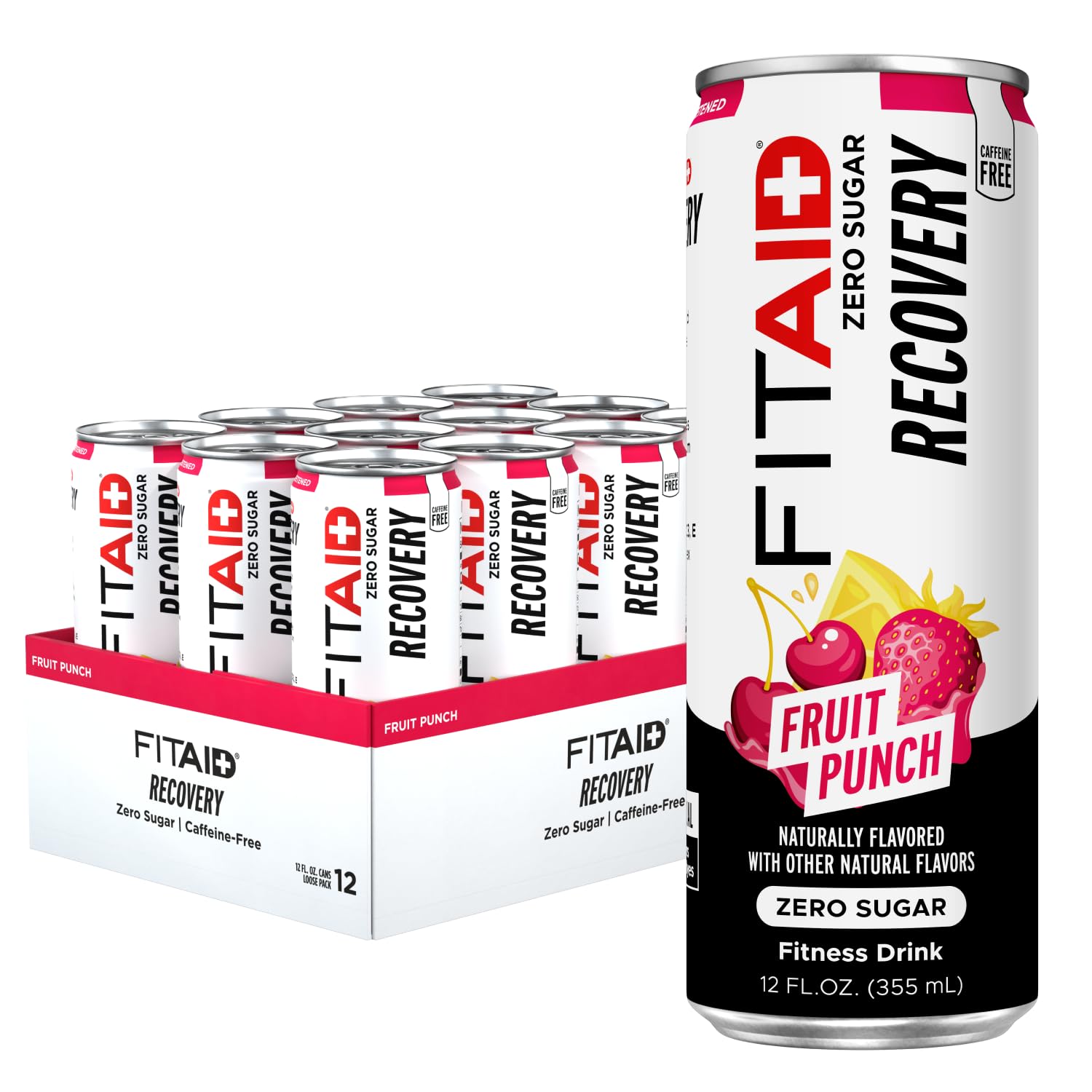 Amazon.com: FITAID ZERO Post Workout Recovery Drink, Fruit Punch