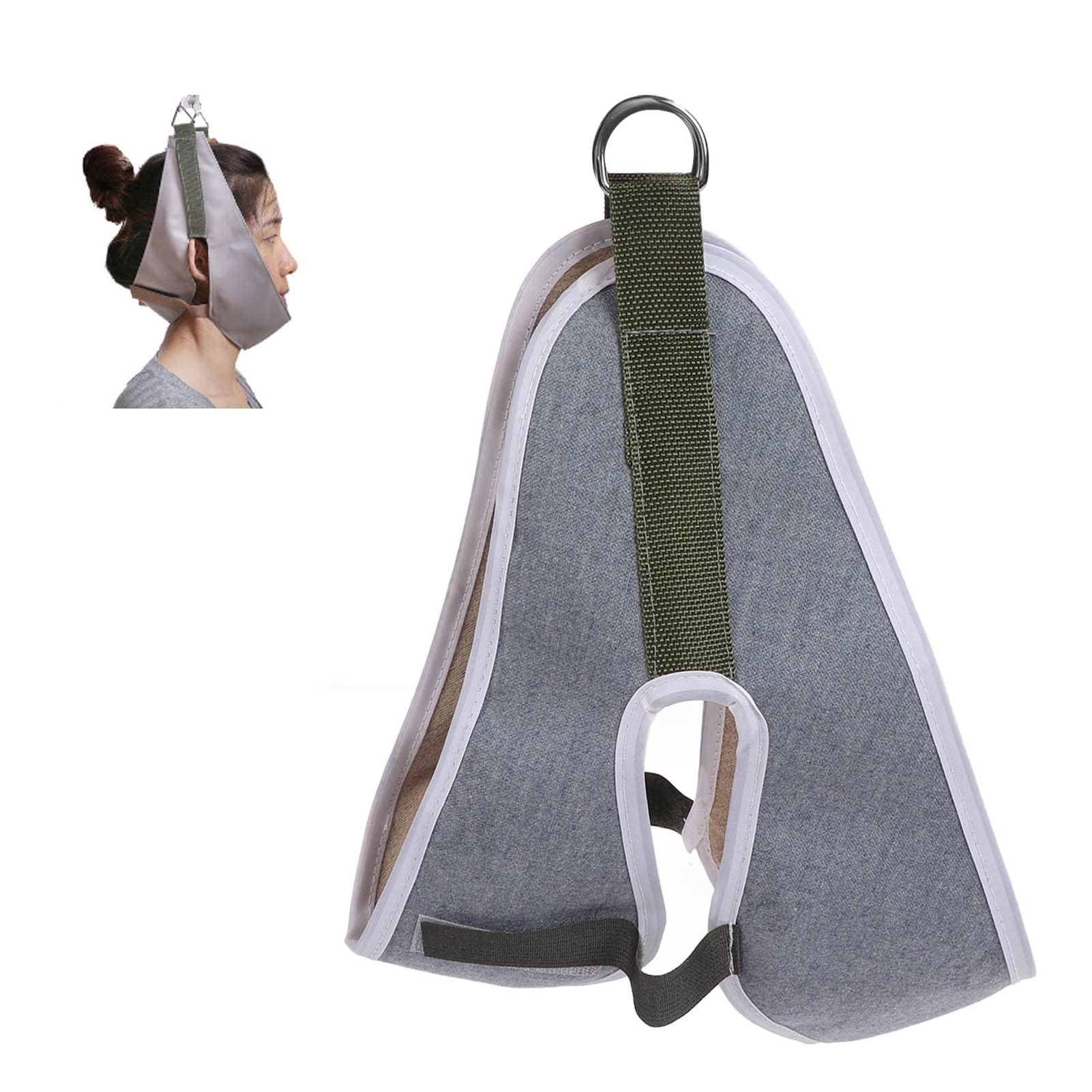 Cervical Traction Device, Adjustable Neck Pain Recovery Belt Neck Traction Device Belt with Hook and Loop Fixing Neck Shoulder Relief Fatigue Tool from Neck Stretch