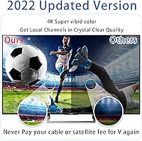 Vista 6 de Antena digital HDTV - Potente base magnética - Cable coaxialadaptador de CA - Rango de recepción de señal de más de 60 millas - Antena HDTV