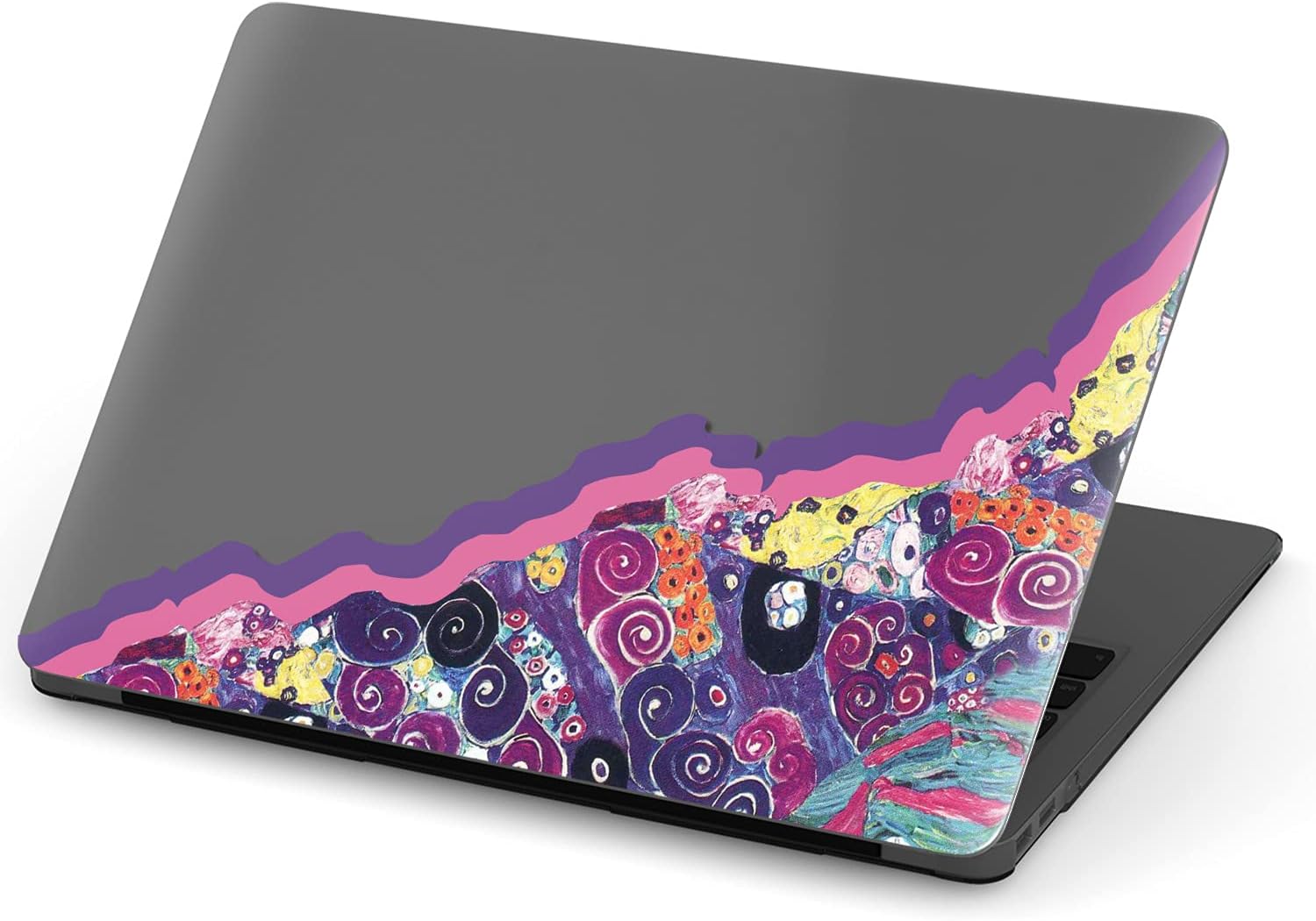 Mertak Hard Case Compatible with MacBook Pro 16 14 Air 15 13 inch M3 M2 M1 Mac 2024 2023 2022 2018 Laptop Clear Plastic Gustav Klimt Abstract Touch Bar Women Print Girly Shell Artwork The Maiden