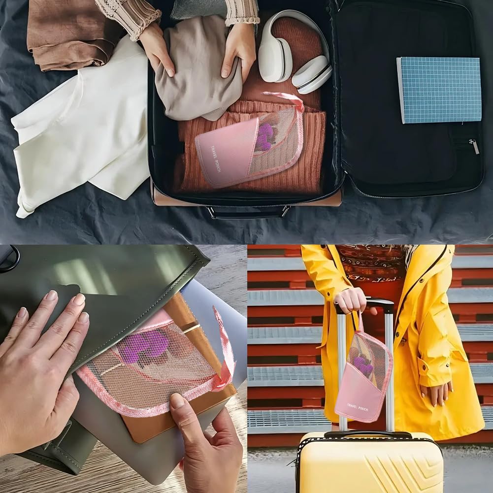 Sac De Pinceau Maquillage Porte Pinceau de Voyage Multifonctionnel Sac pinceaux cosmétique translucide Porte-Pinceau Maquillage Étanche Fermeture éclair Debout Cosmétique Brosse Poche Crayon Boîte