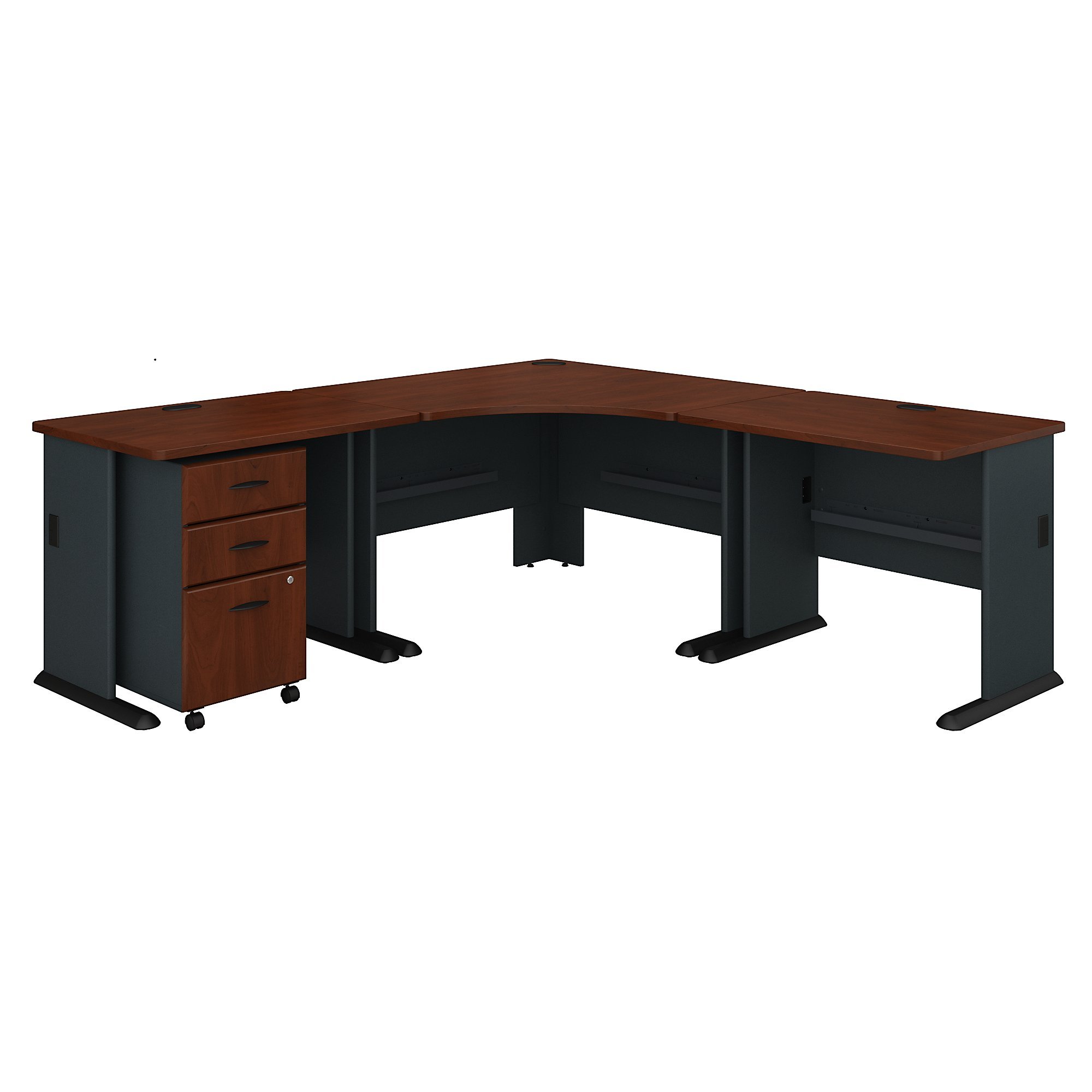 Buy Bush Business Furniture Series A 84W x 84D Corner Desk with Mobile