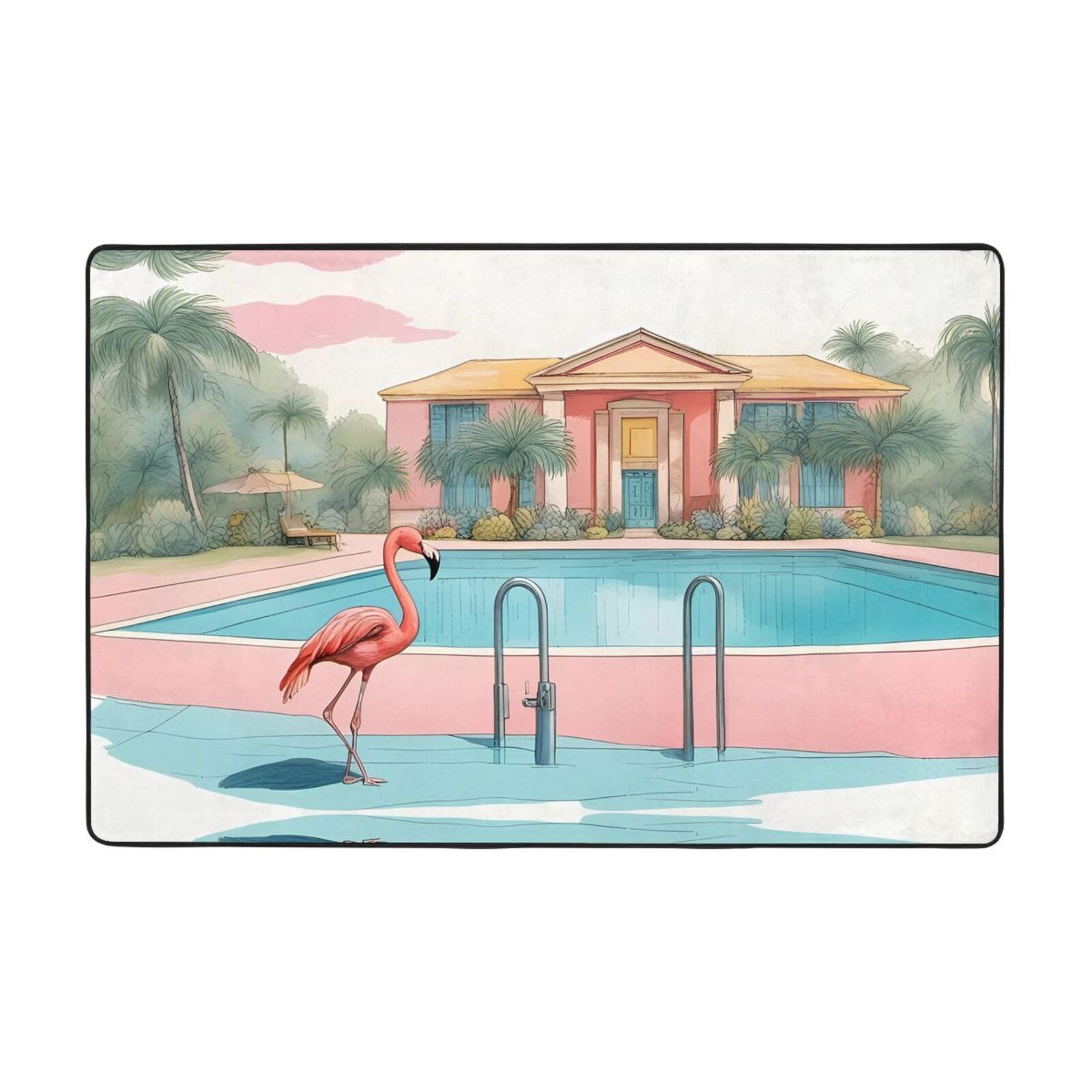 Tapis de sol en flanelle de velours fin HYTTER design élégant