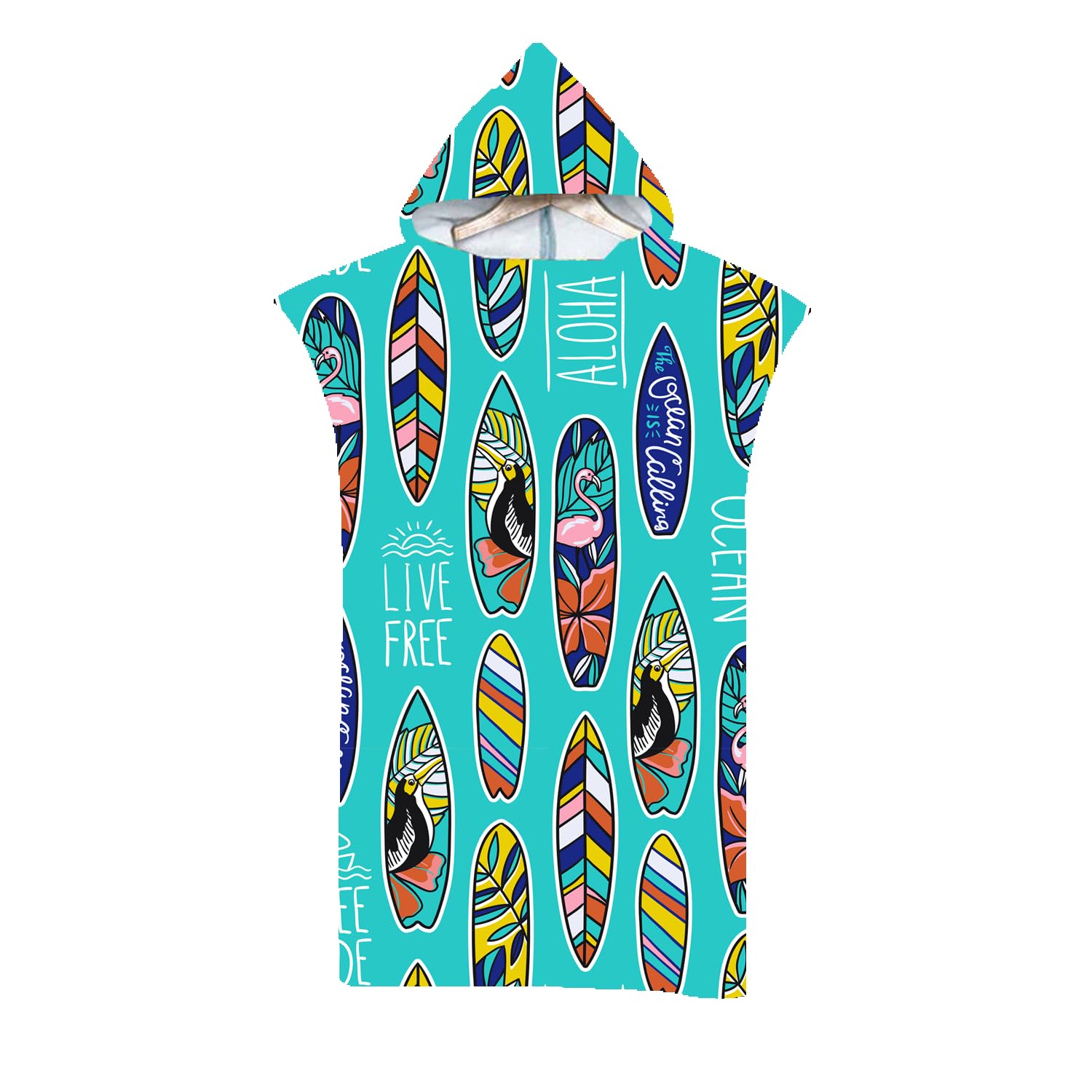 LOMTRATS Quick-drying Surf Poncho, Changing Towel, Bathrobe