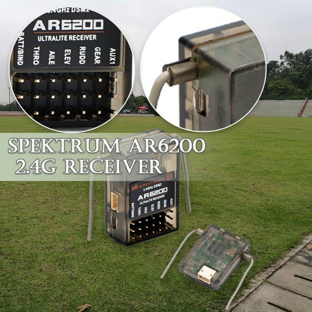 2,4 GHz AR6200 6CH RC odbiornik + satelita do Spektrum Spek Generic DX6i DSM2 część zamienna akcesorium