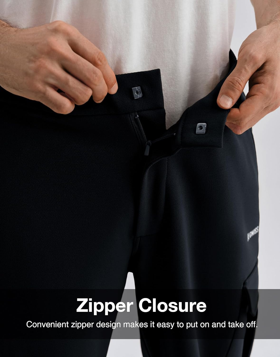 K-Swiss Mens Cargo Pants - Relaxed Fit Tapered Pants Sweatpants with Pockets for Casual Outdoor - Image 5