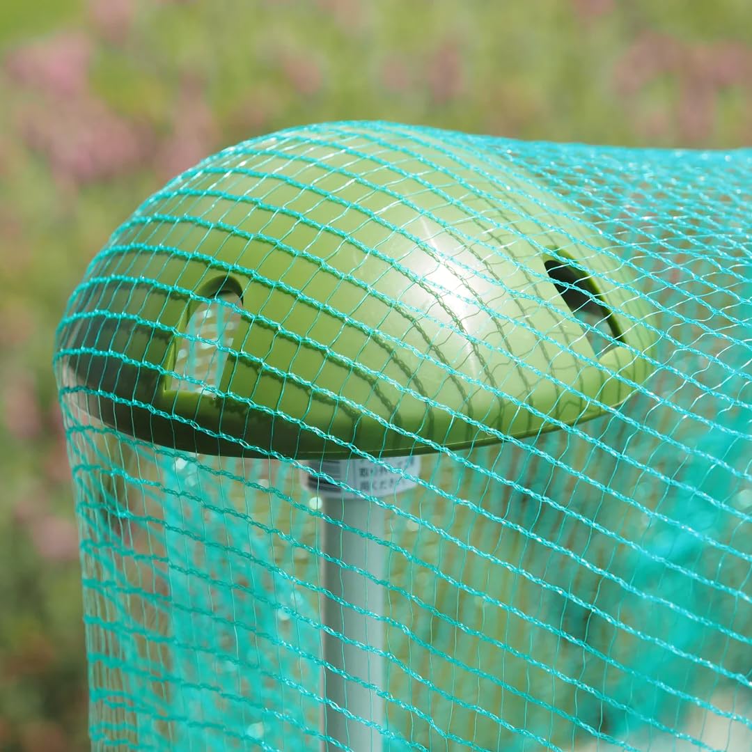 Gardenskill Green Plant Stake Dome Connector Pk Of 4 | For Strawberry Supports Tomato Cages Garden Canes Tubes Plant Protection Bird Netting Covers (19Mm Diameter)