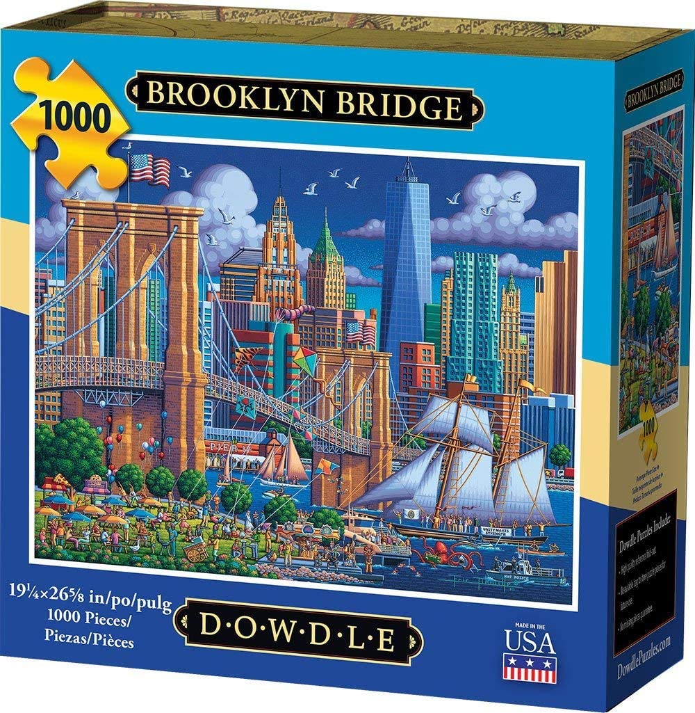 D·O·W·D·L·E Dowdle Jigsaw Puzzle - Brooklyn Bridge - 1000 Piece