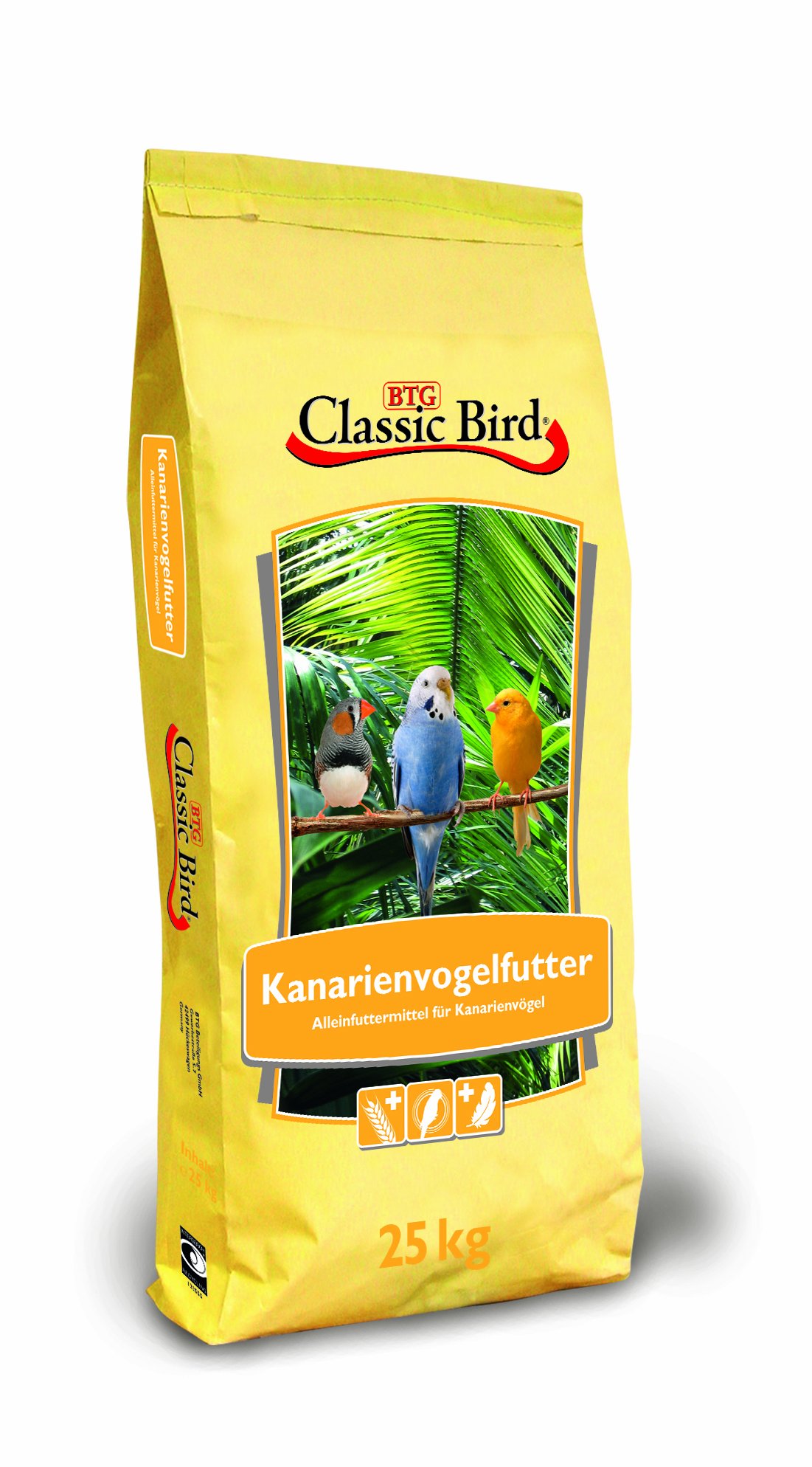 Classic Bird canarino Fodera standard 25 kg