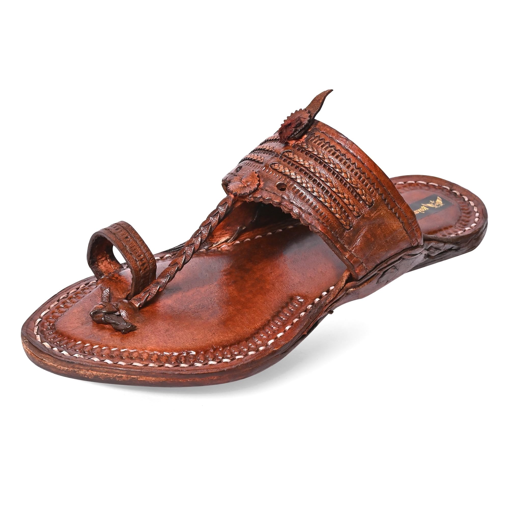 GenericKolhapuri Chappal for Men| Kolhapuri Slippers for Men| kolapuri chapal Men| Leather Slippers for Men| Leather Chappal for Men-CS-AB-Parent A13