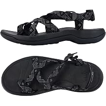 Viakix Womens Walking Sandals Cute Stylish Comfy Athletic Sport Outdoor Hiking Sandal for Trekking Water Outdoor Beach With Arch Support for Womens Ladies