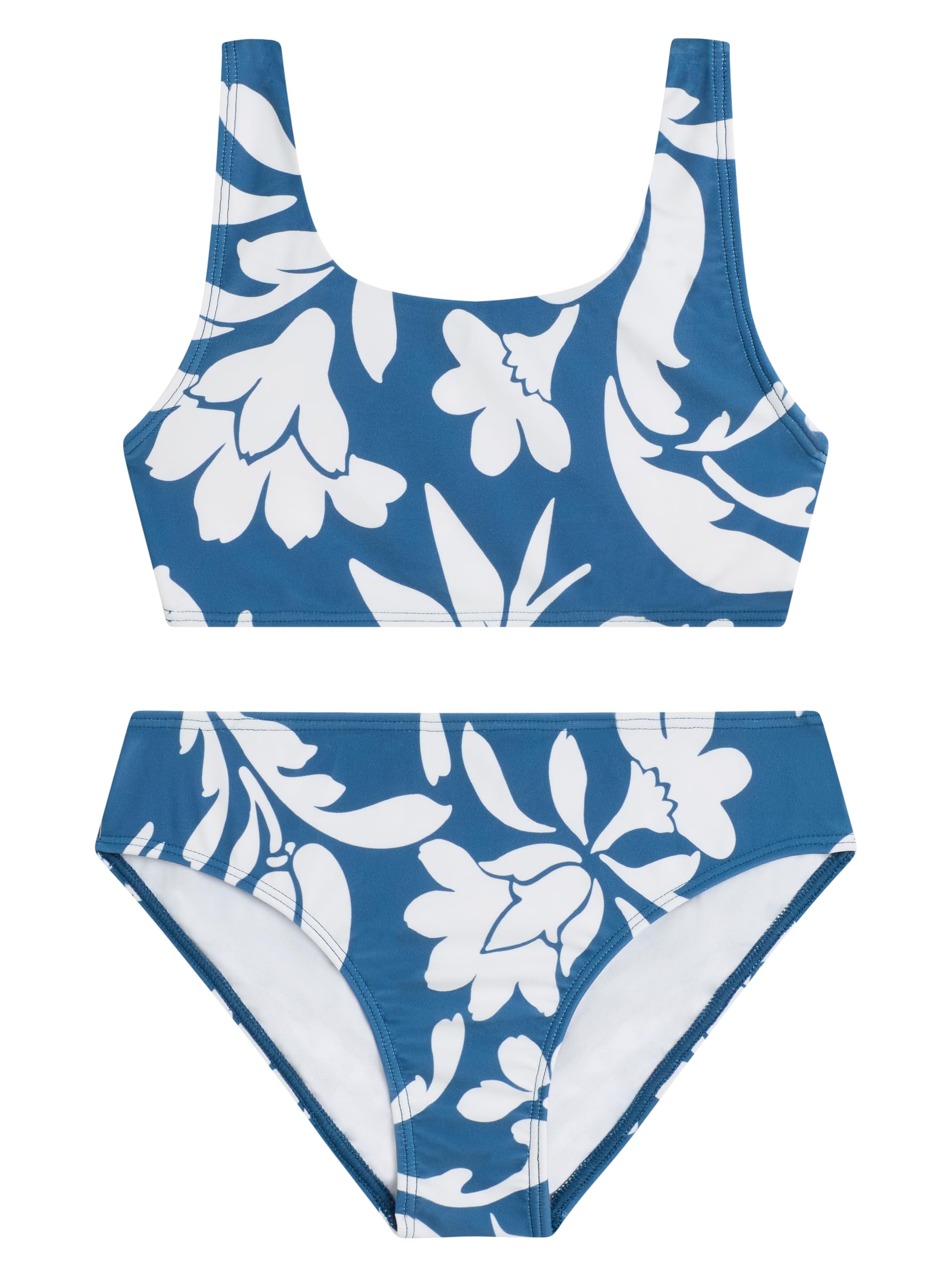 Kanu Surf Girls' Tammy Beach Sport Square Sun Bikini 2-piece Swimsuit