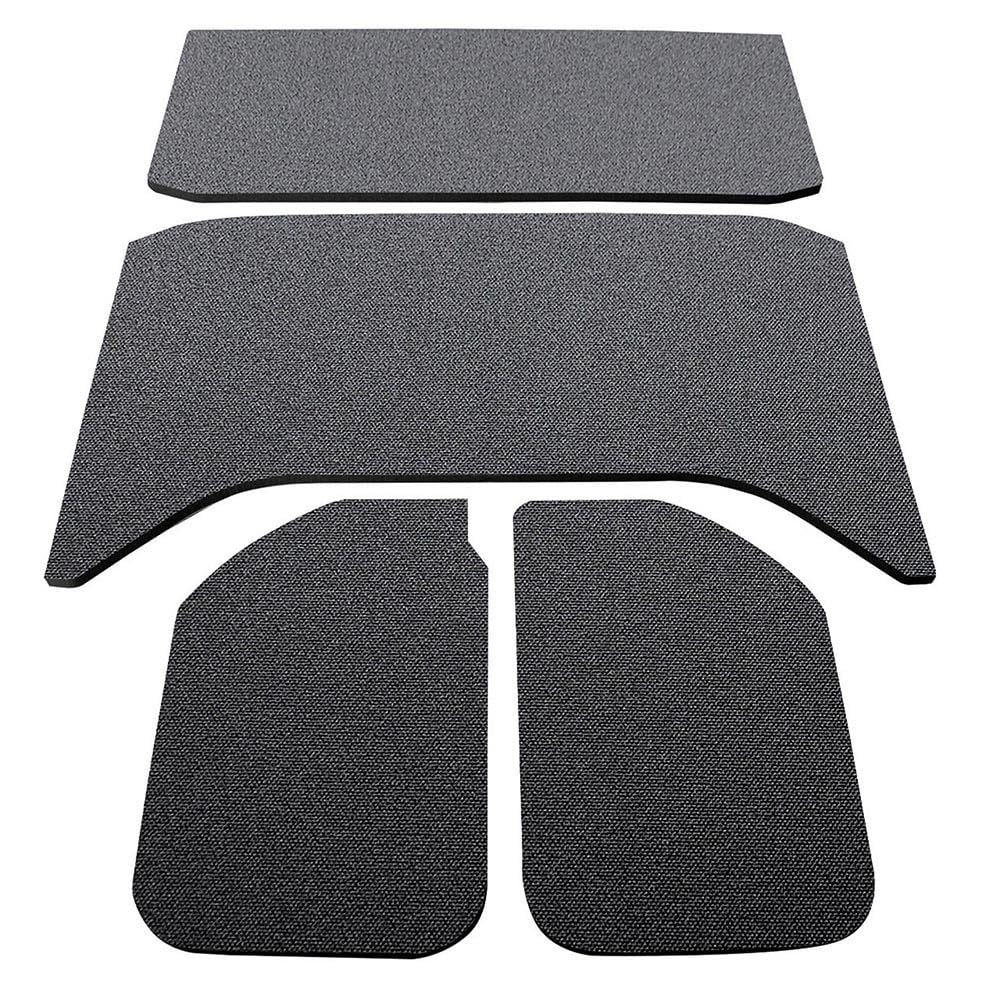 Design Engineering 050137 Boom Mat Black Sound Deadening Headliner Compatible with 4-Door Jeep Wrangler JK (2011-2018)