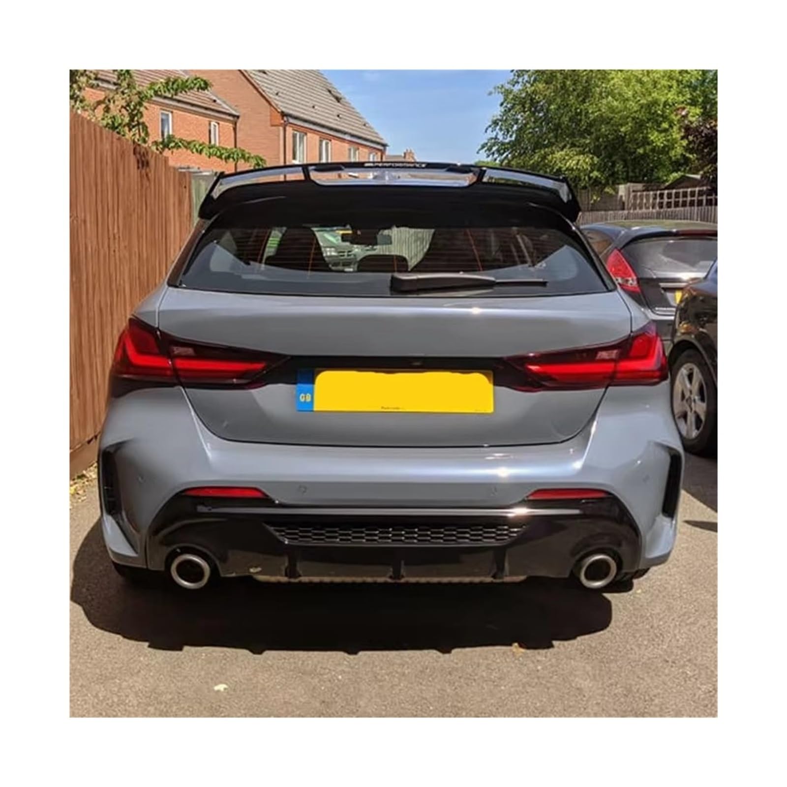 Alettone Posteriore Per BMW Serie 1 F40 M135i 128ti 118D Hatchback Spoiler 2019-2024 Baule Posteriore Ala ABS Fibra Carbonio Nero Lucido Spoiler Posteriore(Glossy Black)