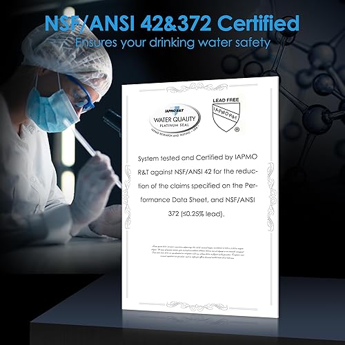 Miniatura 4 de Waterdrop Filtro de agua para debajo del fregadero AS13 y sistema de filtro de agua para debajo del fregadero Waterdrop 15UA