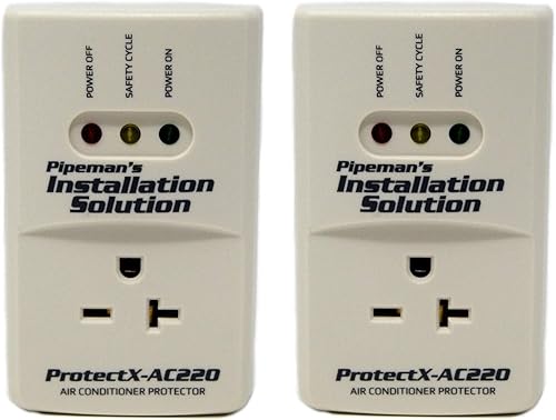 Paquete de 2 protectores de voltaje contra sobretensiones de 220 V CA y congelador de 3600 vatios (nuevo modelo)