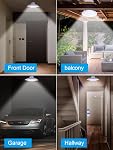 Radar Motion Sensor Light Bulb Indoor, 18W (50W Eqv) Super Bright 1200 Lumens 6500K Daylight White LED, E26 Base, 170° Detection, Auto on/Off Security Light for Garage, Basement, Frontdoor