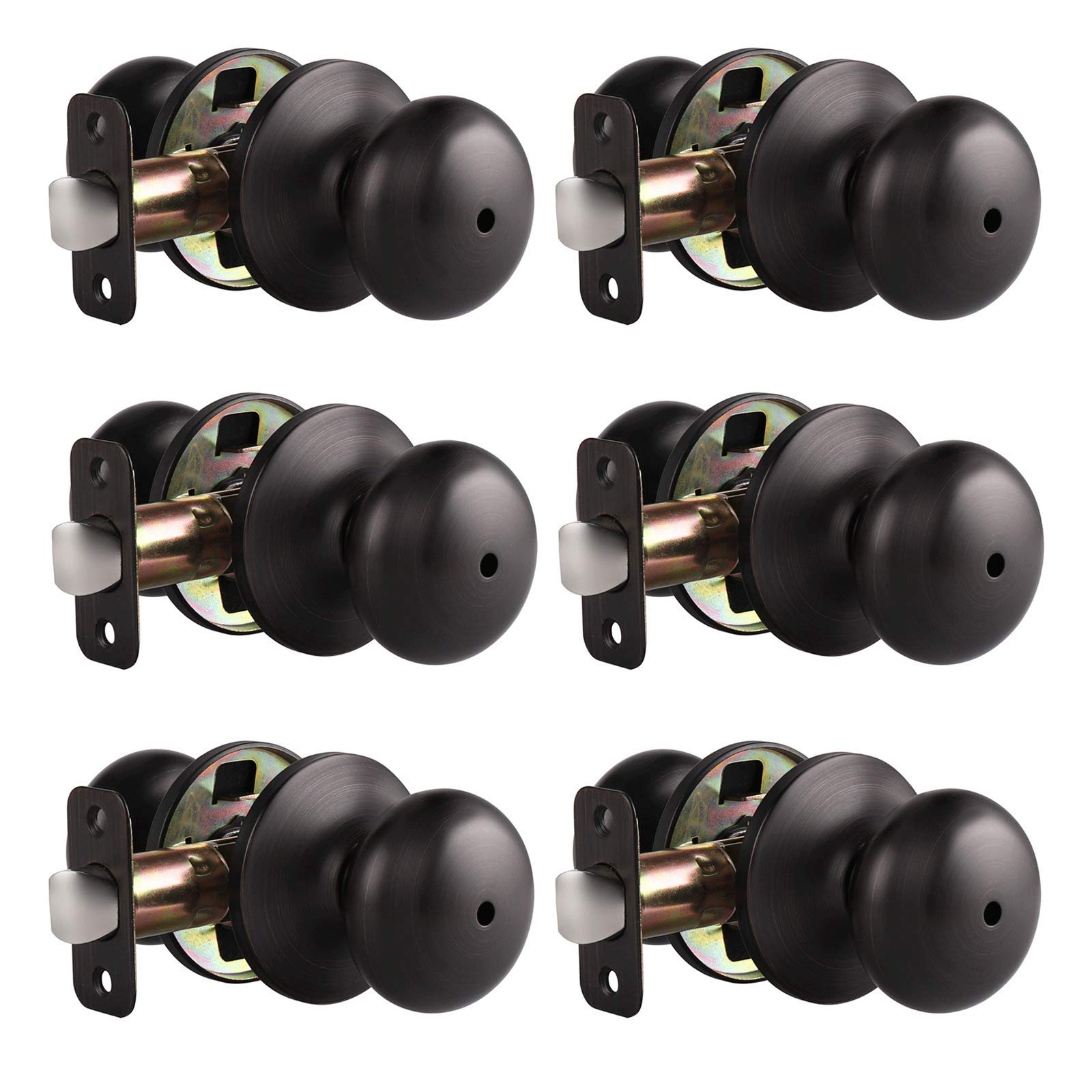 Probrico Privacy Door Knobs - Keyless & Stainless Steel -14