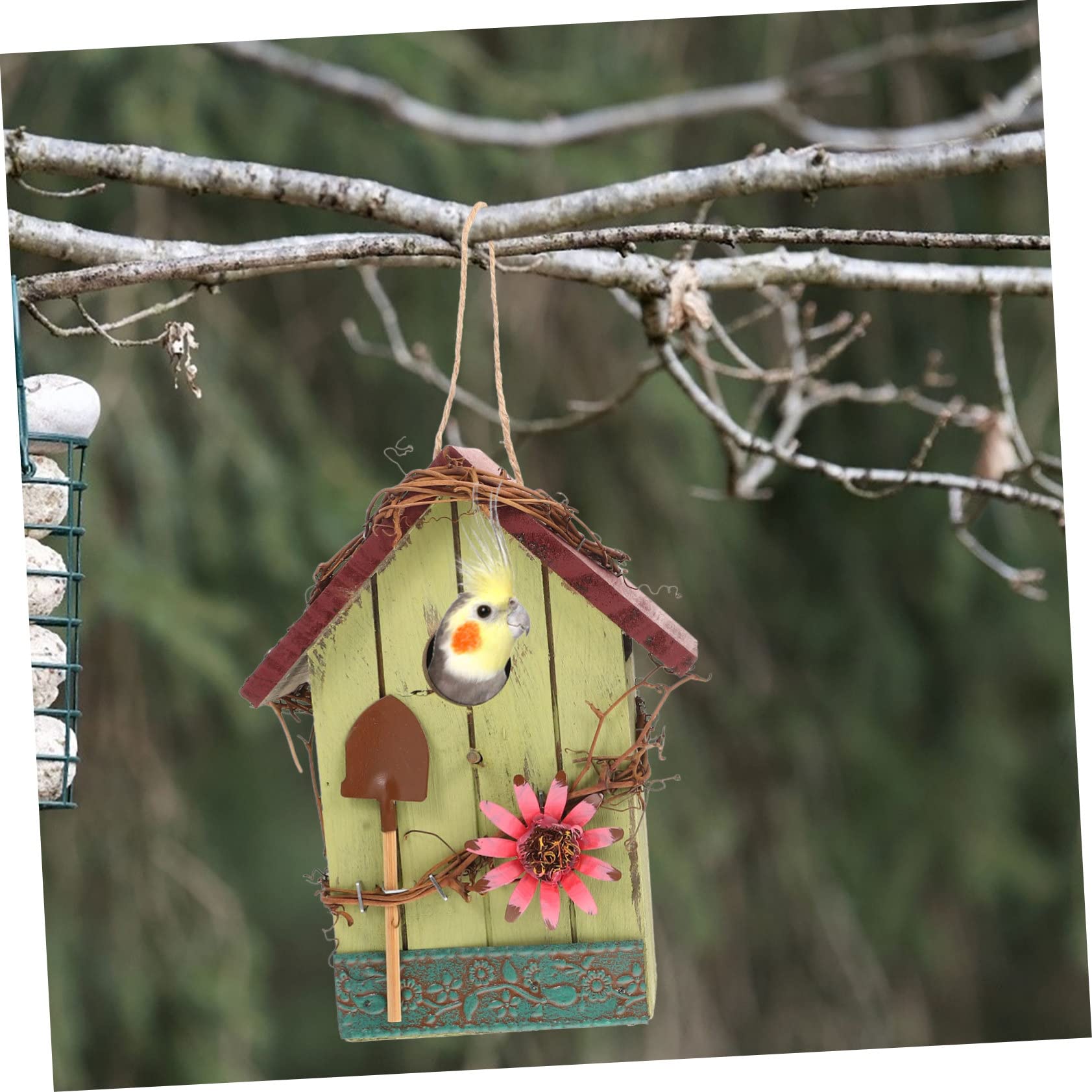 2stücke Holz Vogelhaus Für Kleine Vögel Handgefertigte Nistkästen Für Garten Und Balkon Sicheres Und Gemütliches Zuhause Für Wellensittiche Und Andere Haustiere