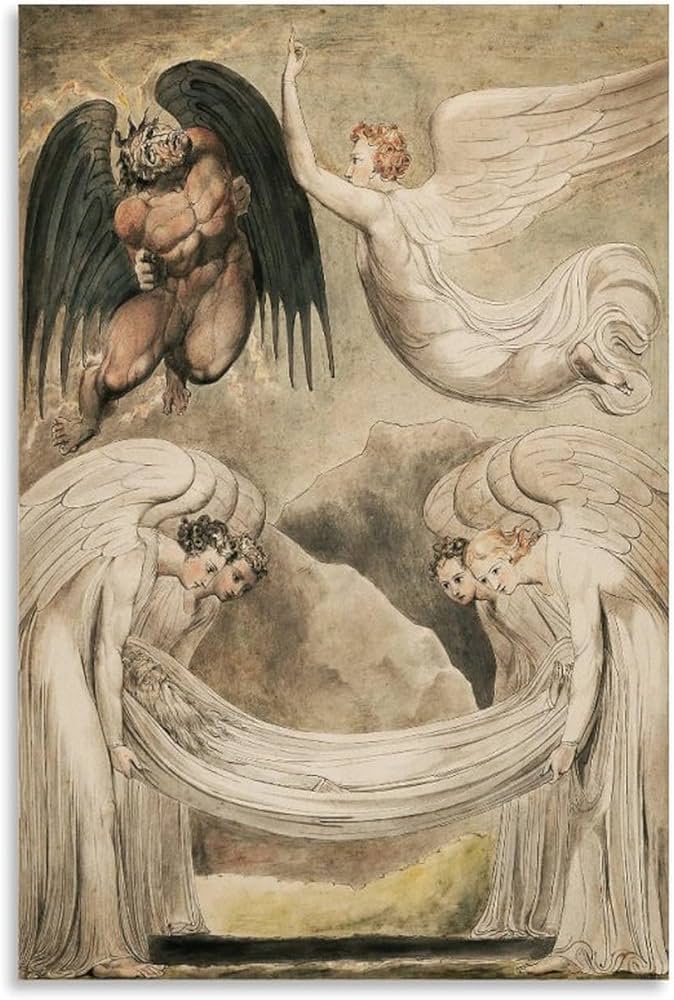 Amazon.co.jp: ウィリアム・ブレイク(William Blake) 名作 悪魔