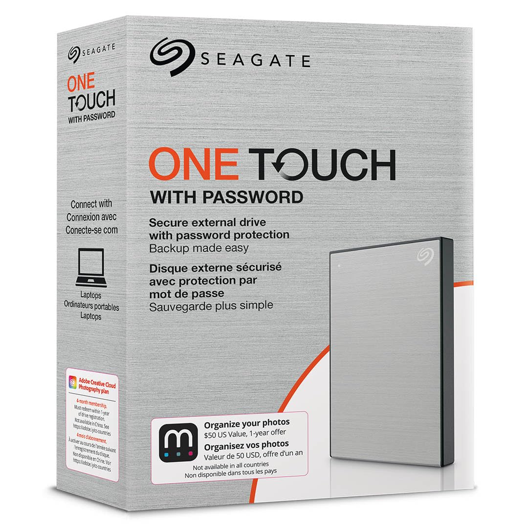 PC周辺機器 SEAGATE - Seagate One Touch with Password 2TB HDD Amazon.com: Seagate One Touch HDD with Password 2TB External