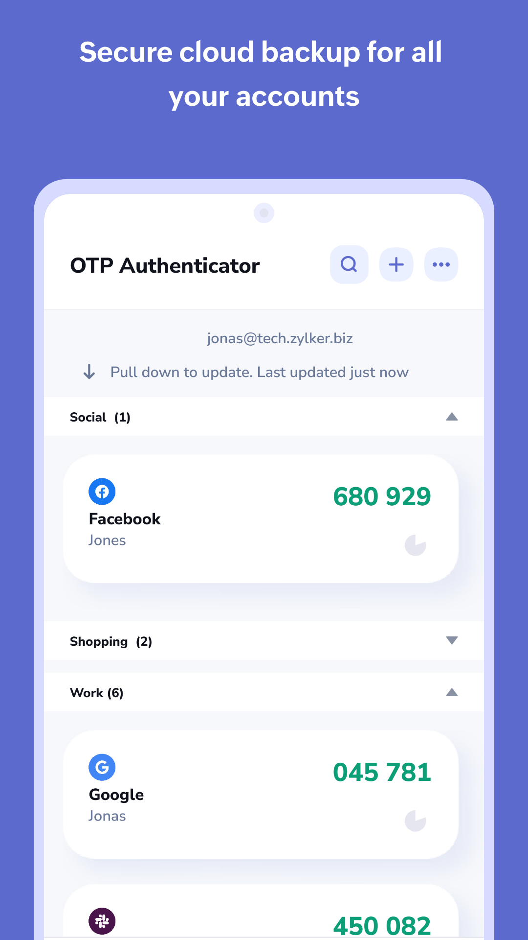 Zoho OneAuth - Authenticator - App on Amazon Appstore