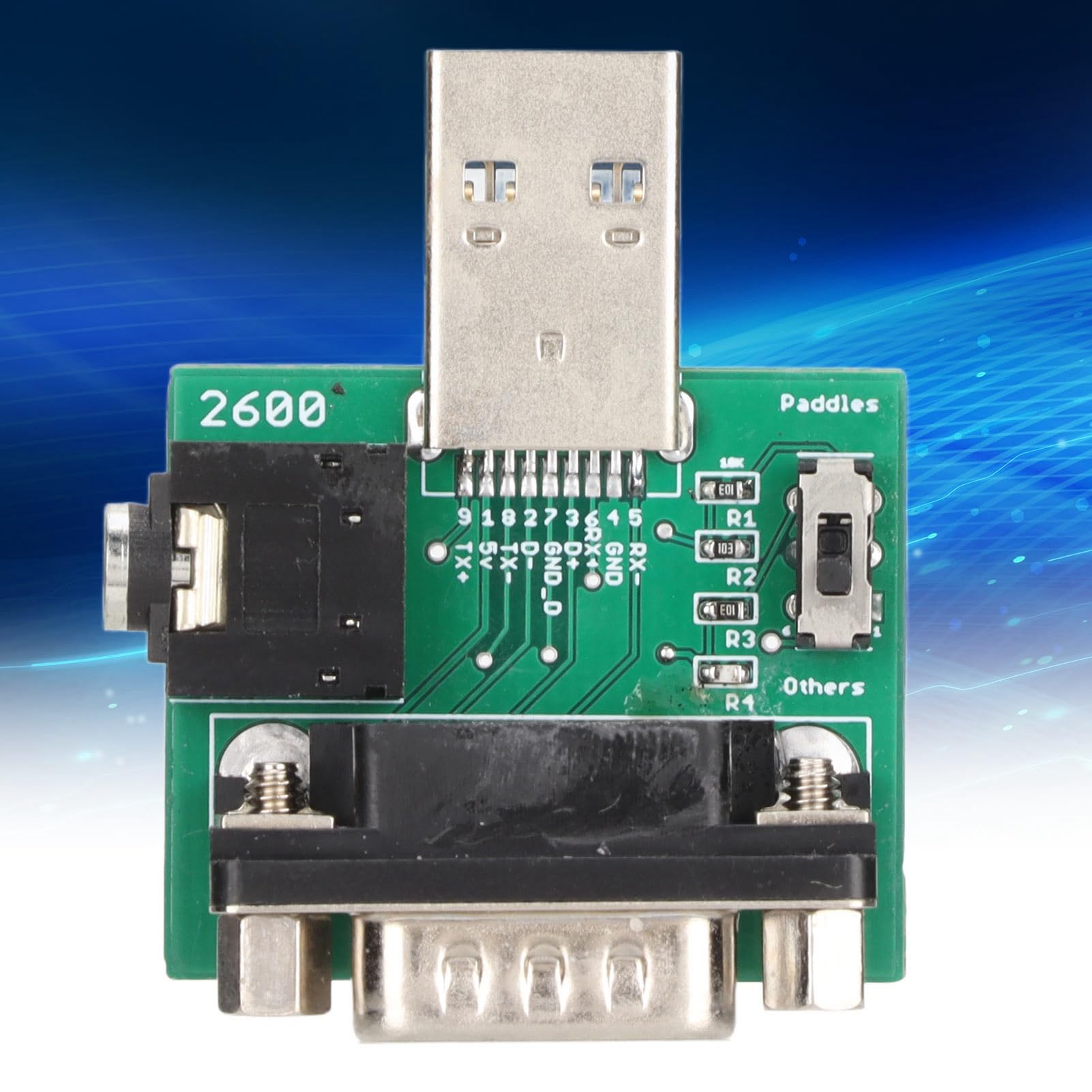 SUNGOOYUE Adaptateur de Contrôleur SNAC USB 3.0 pour, Carte IO de Jeu PCB, Compatible avec Master System et Genesis, Prise en Charge Originale du Contrôleur de Console