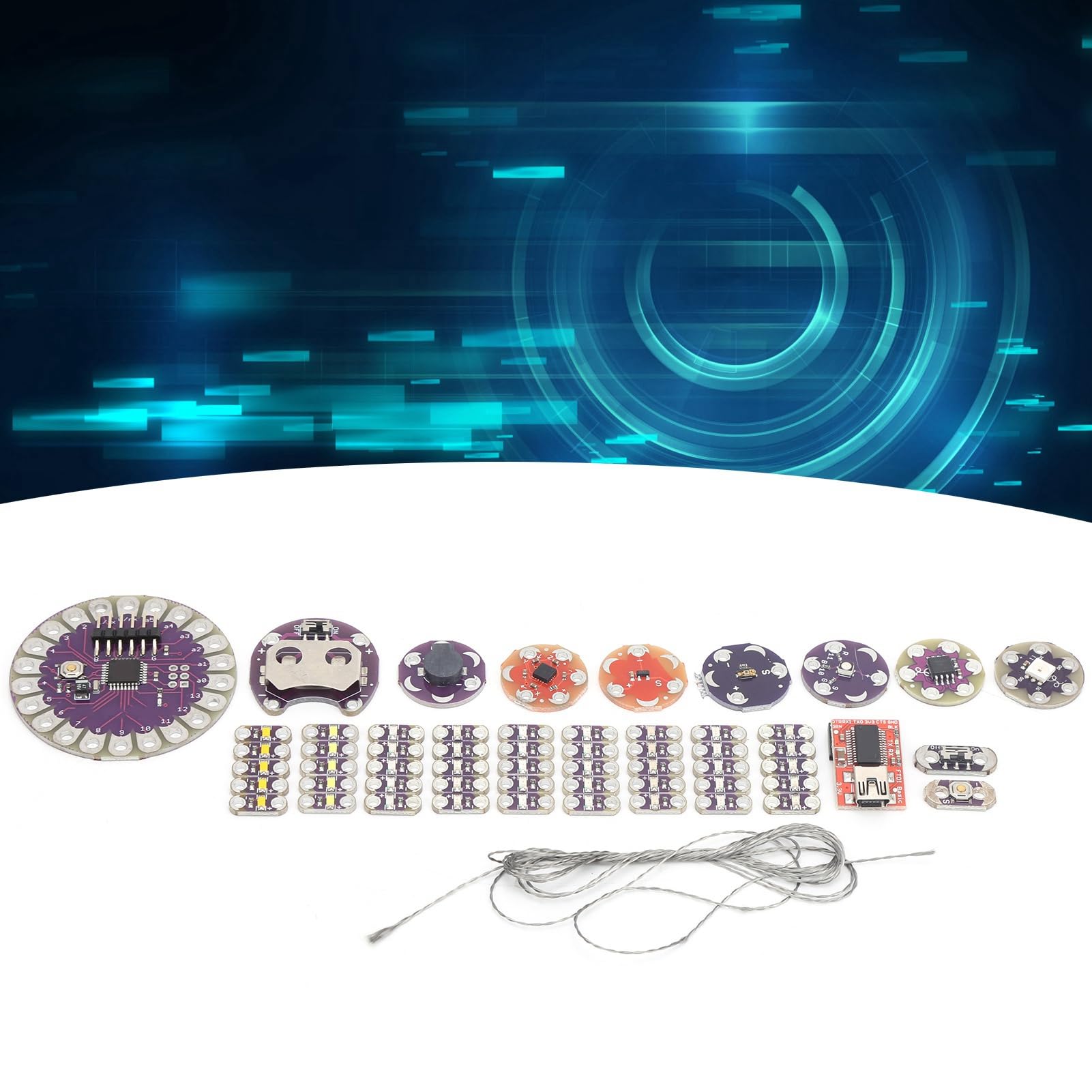 Kit básico Completo de electrónica de Costura para Lilypad