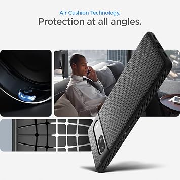 Spigen Liquid Air Case for Google Pixel 7a - Matte Black