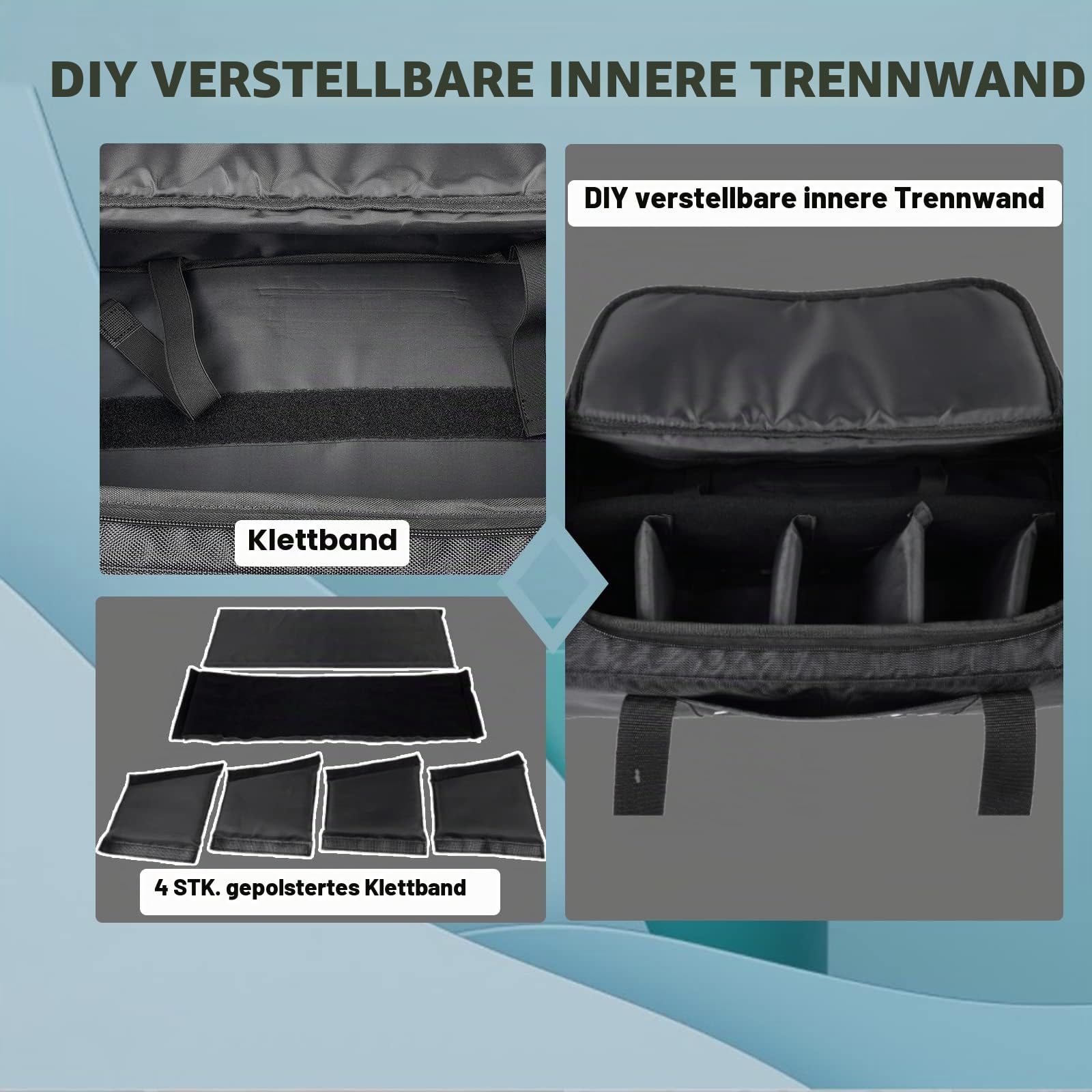 SVBONY SV212 Teleskop Tasche, Gepolsterte Mehrzweck Tragetasche Verstellbarer Schultergurt Passend für SV503 SV550 und Zubehör