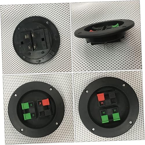 Miniatura 4 de Parliky Conector de 2 piezas - Terminal de repuesto para altavoz de resorte, puerto de sonido, encuadernación, equipo de bricolaje de forma redonda