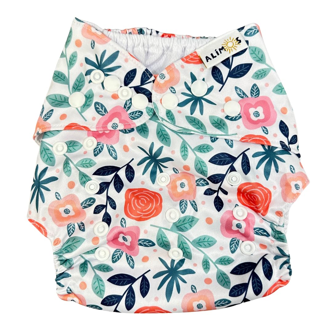 Couche de bain et sac imperméable lavable réutilisable pour bébé de 0 à 3 ans (feuille)