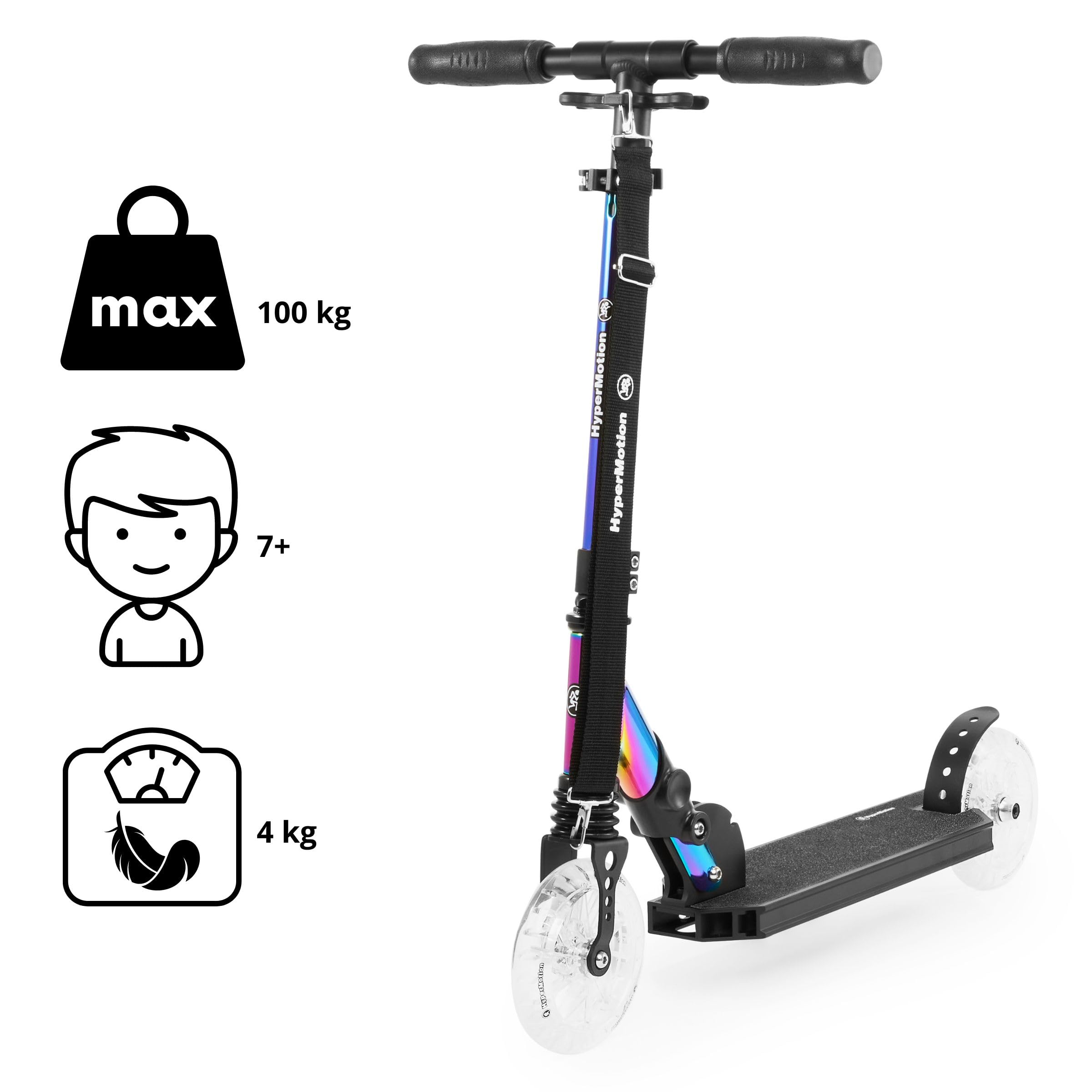 Monopattino Pieghevole Per Bambini Pieghevole, Regolabile, Per